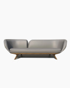 The Horizon Organic Leather Sofa